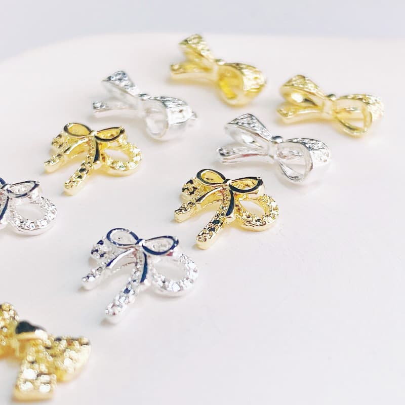 Nail decoration, jewelry with bow, accessory, three dimensional accessories, internet celebrity 4