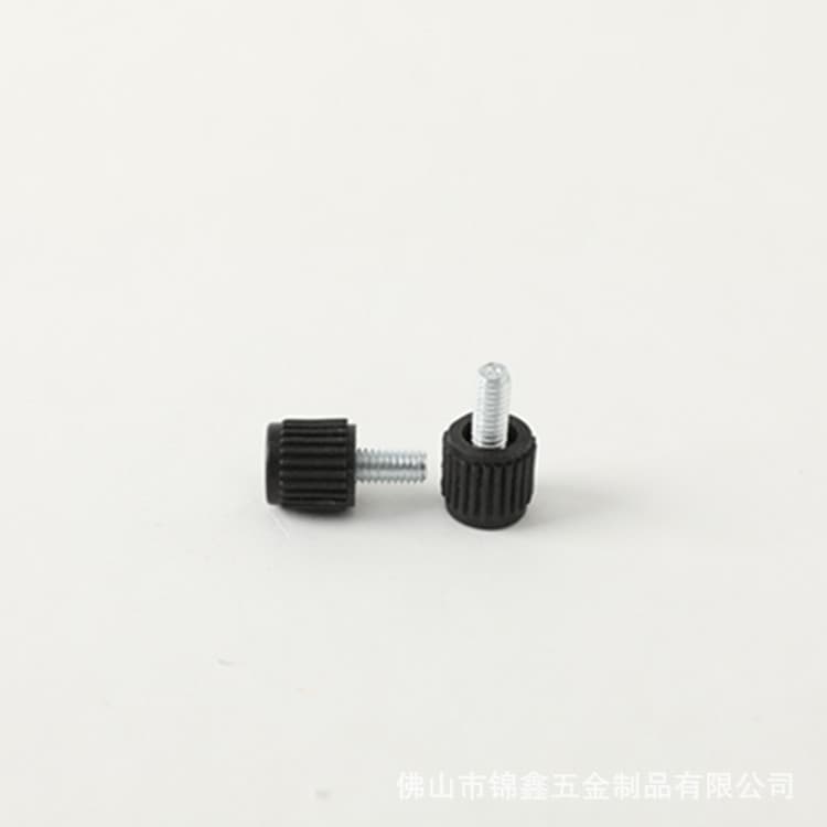 Manufacturer cross slot plastic head twist screw computer case adjustment screw handle hand twist screw M4 4