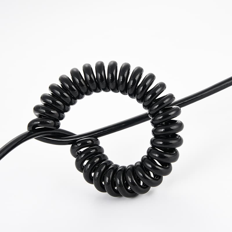 Copper black power cable, high elastic telescopic extender, custom-made 2