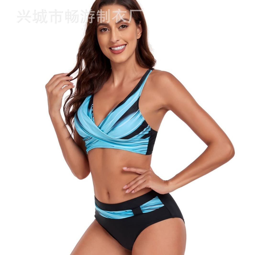 (Cross-border trading), fresh split sexy swimwear, 2022 collection, European style 5