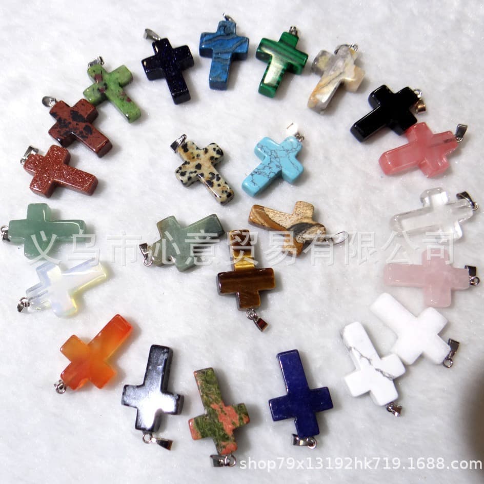 (Cross-border trading), organic agate crystal, pendant, necklace, accessory, jewelry handmade, DIY 3