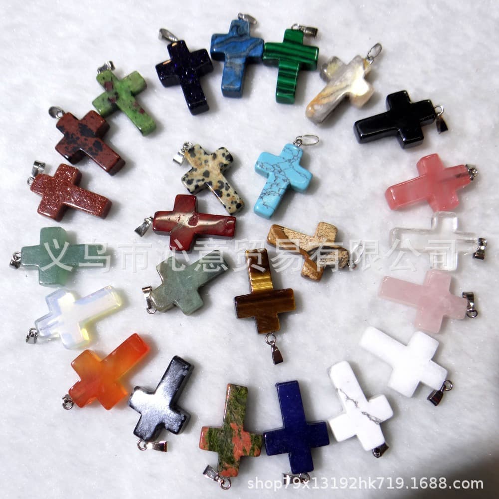 (Cross-border trading), organic agate crystal, pendant, necklace, accessory, jewelry handmade, DIY 4