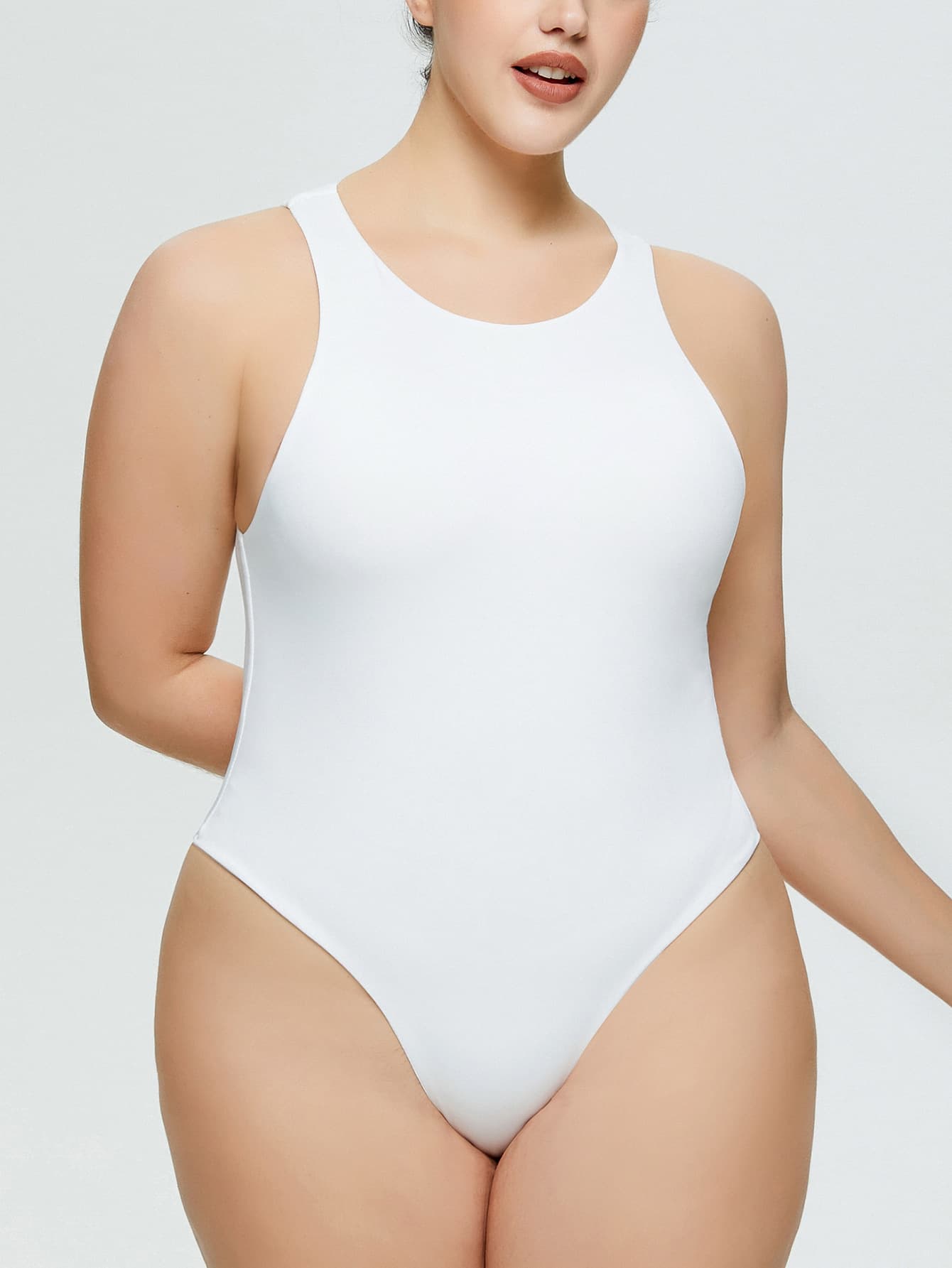 Sexy bodysuit, solid color overall, European style, slim fit, tight 3