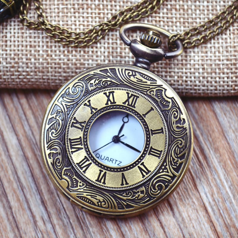 Fashionable retro big pocket watch, quartz watches, direct factory sales 3