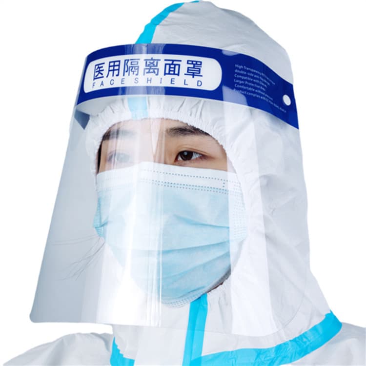Medical protective clothing isolation clothing gloves isolation face screen shoe cover hood eye mirror 84 alcohol disinfection N95 mask 7