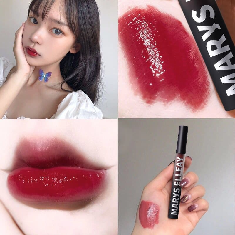 Marys ELLEAY Mary Eli Air Mirror Water Light Lip Glamor Gitzen Net Red and the same one 2