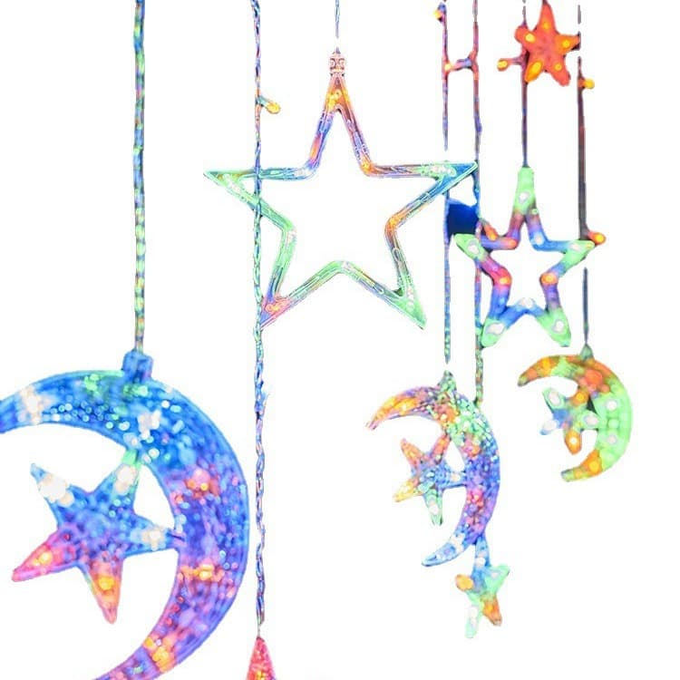 LED star lights, small colored lights, flashing lights, string lights, baby's breath, bedroom decoration, birthday arrangement, light strips indoor 5