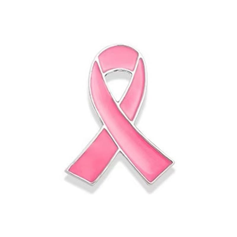 Factory direct selling pink love silk ribbon chest needle -proof milk adenocarcinoma AIDS conscious micro -chapter clothing school bag accessories 5