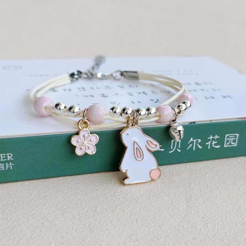 (Cross-border trading), cartoon rabbit, children's bracelet for students, accessory, Korean style, Birthday gift