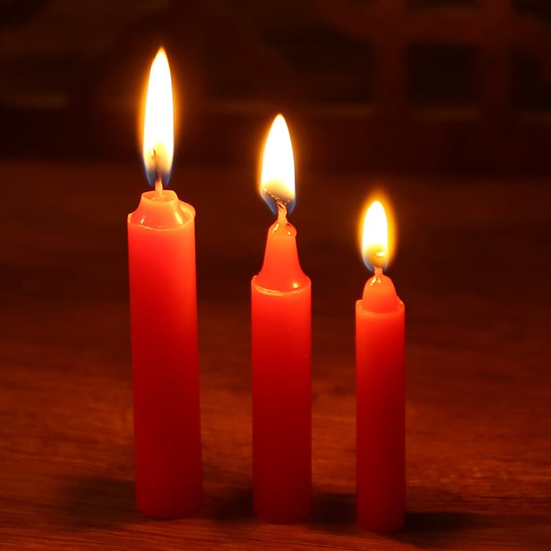 Small cute candle, lights 3