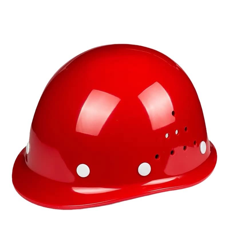 Site -site helmet anti -smashing can printed engineering building helmet ABS breathable glass reinforced steel round construction helmet 5