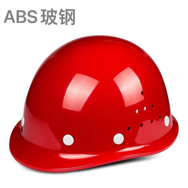 Site -site helmet anti -smashing can printed engineering building helmet ABS breathable glass reinforced steel round construction helmet