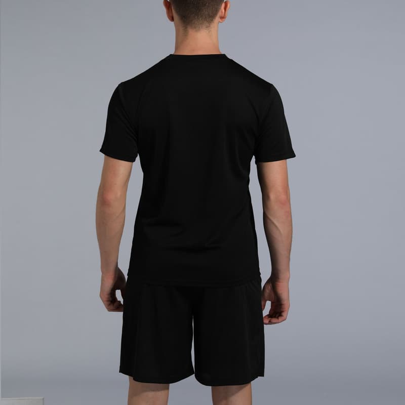 Summer sports suit, quick dry equipment, silk basketball body-friendly short sleeve T-shirt for training for gym, for running 4