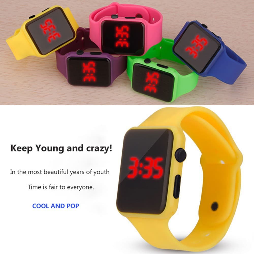 Apple, (Wholesale), electronic fashionable watch for early age, direct factory sales, Birthday gift 3