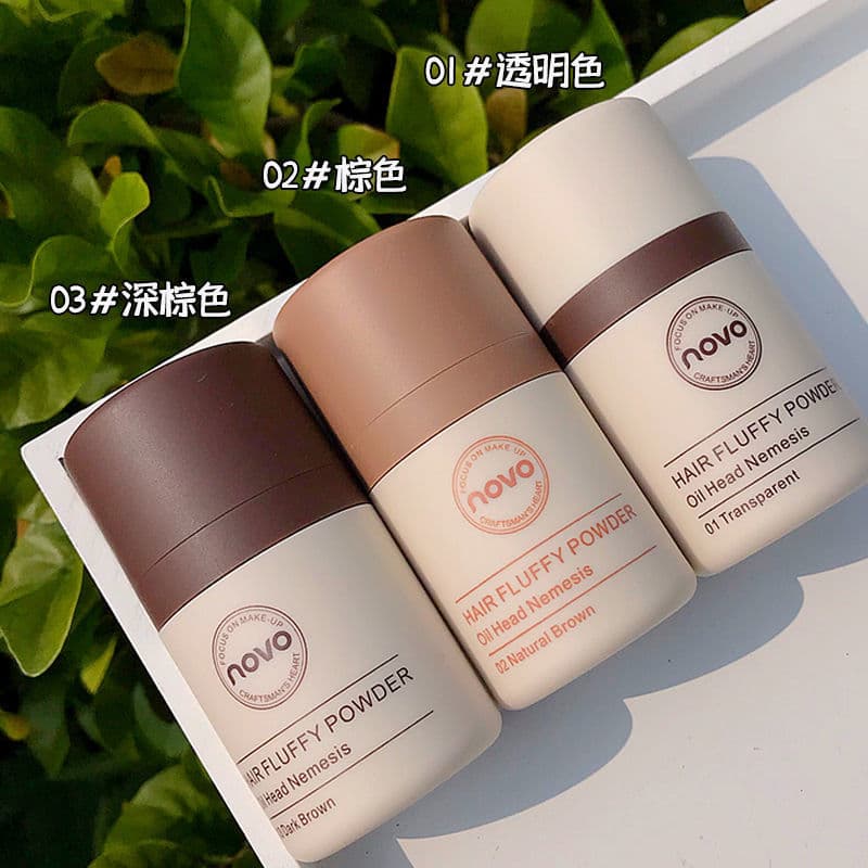 Disposable degreases bangs, dry loose powder, adds volume, oil sheen control 2