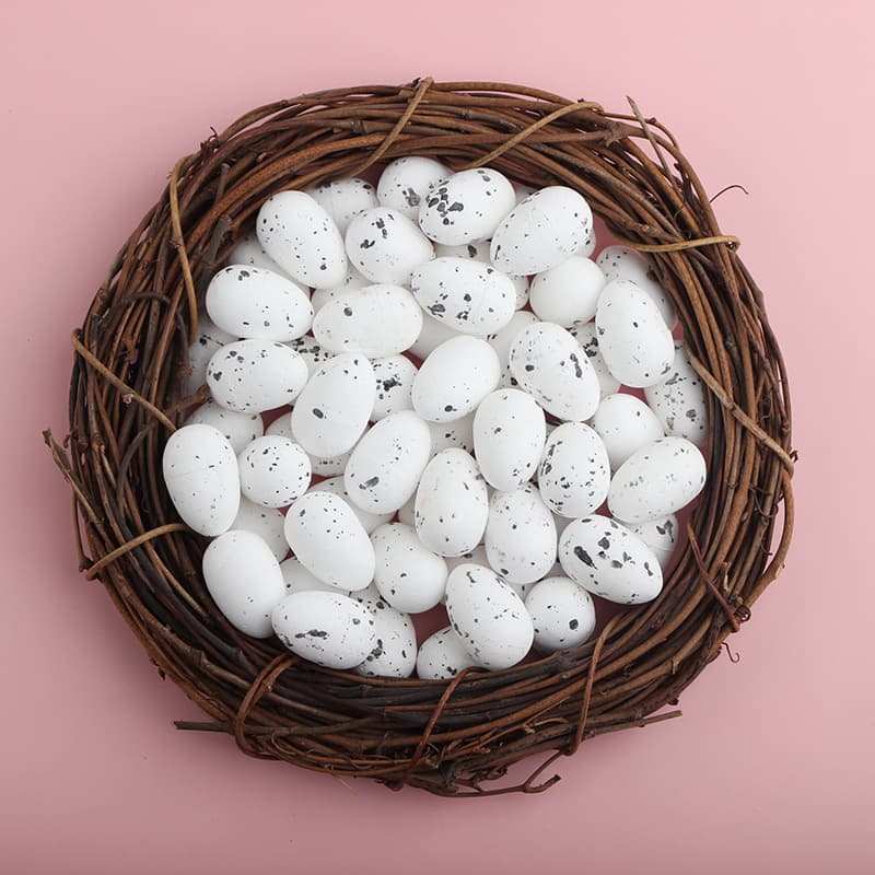 Spot Easter foam egg simulation little bird egg pigeon egg festival decoration 2