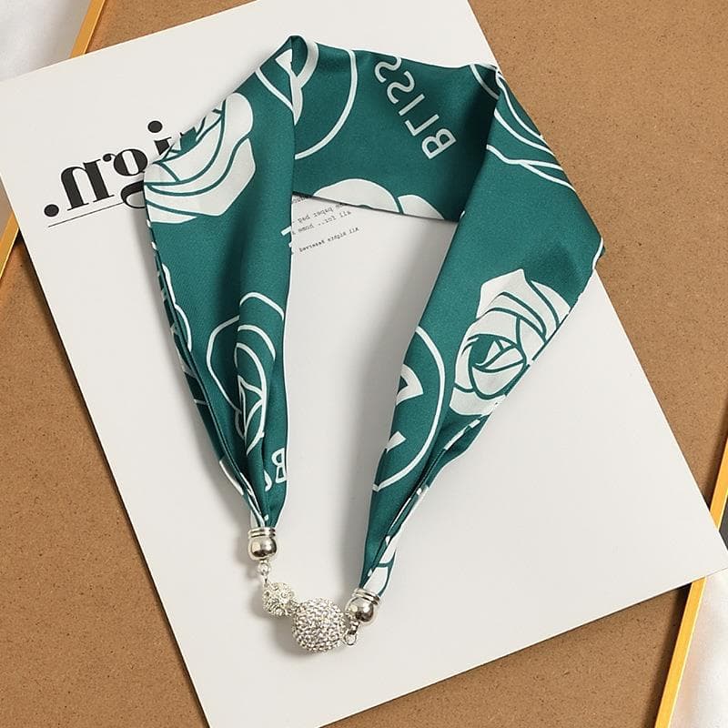 Bright Meteor Magnetic Straw Silk Scarf Necklace Study Season Explosion Decoration Machining Volatented Wholesale and Wholesale can be issued 4