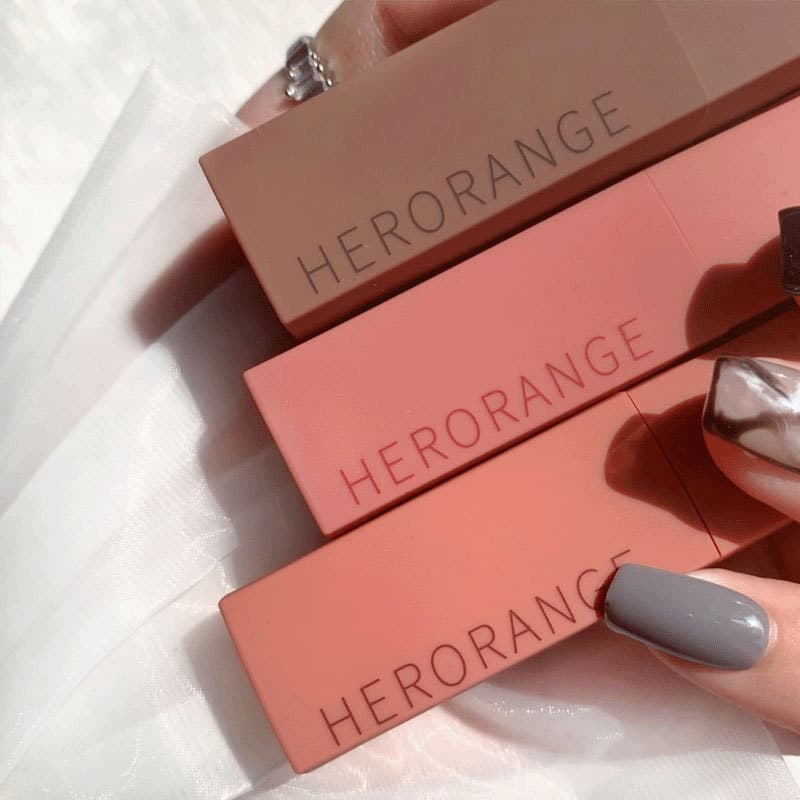 HERORANGE Emotional matte lipstick, translucent shading 3