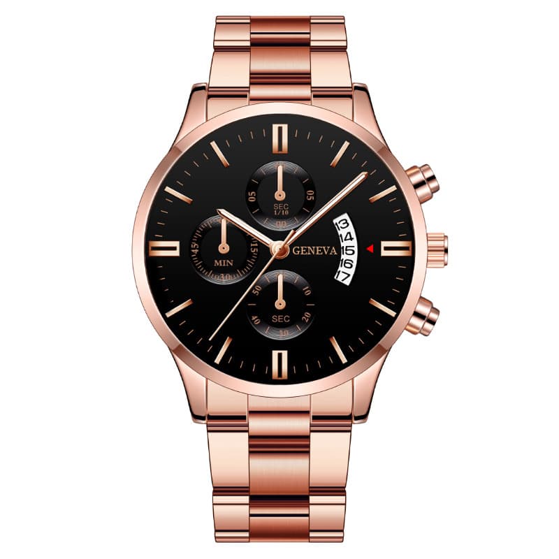 (Wholesale), (Cross-border trading), fashionable calendar, steel belt, quartz watches, swiss watch, dial, men's watch 4
