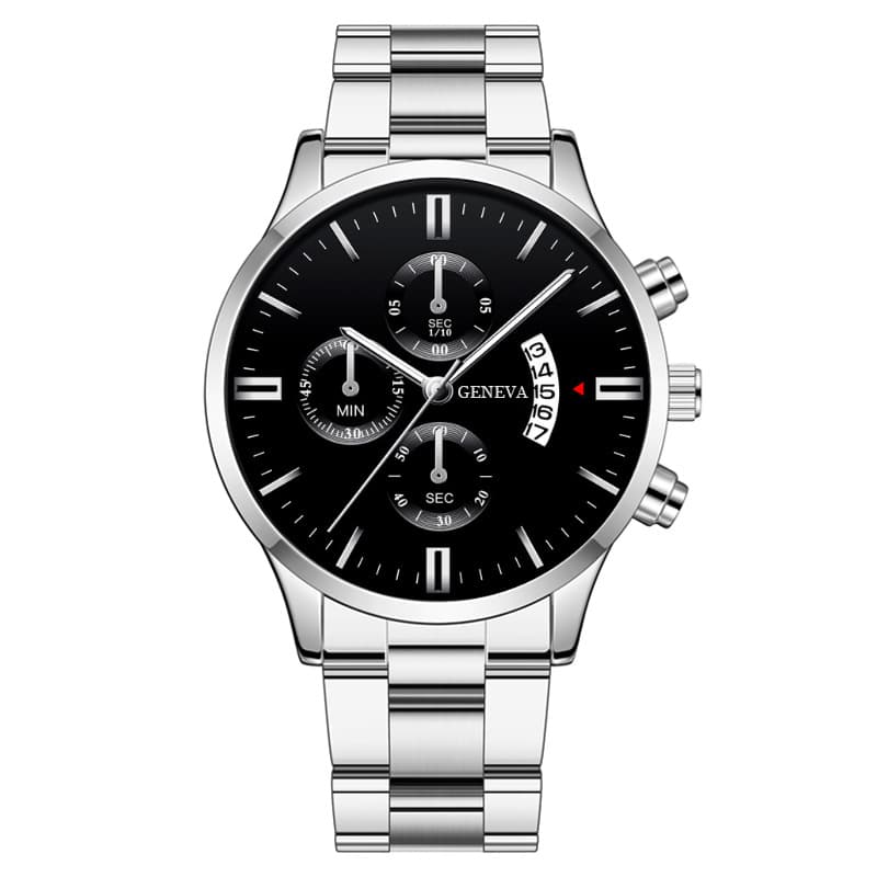 (Wholesale), (Cross-border trading), fashionable calendar, steel belt, quartz watches, swiss watch, dial, men's watch 5