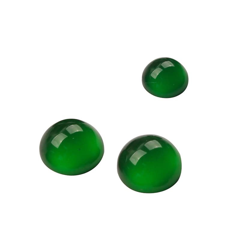 Green agate gemstone for ring, accessories, Chinese hairpin, stone inlay, cat's eye, DIY, with gem 5