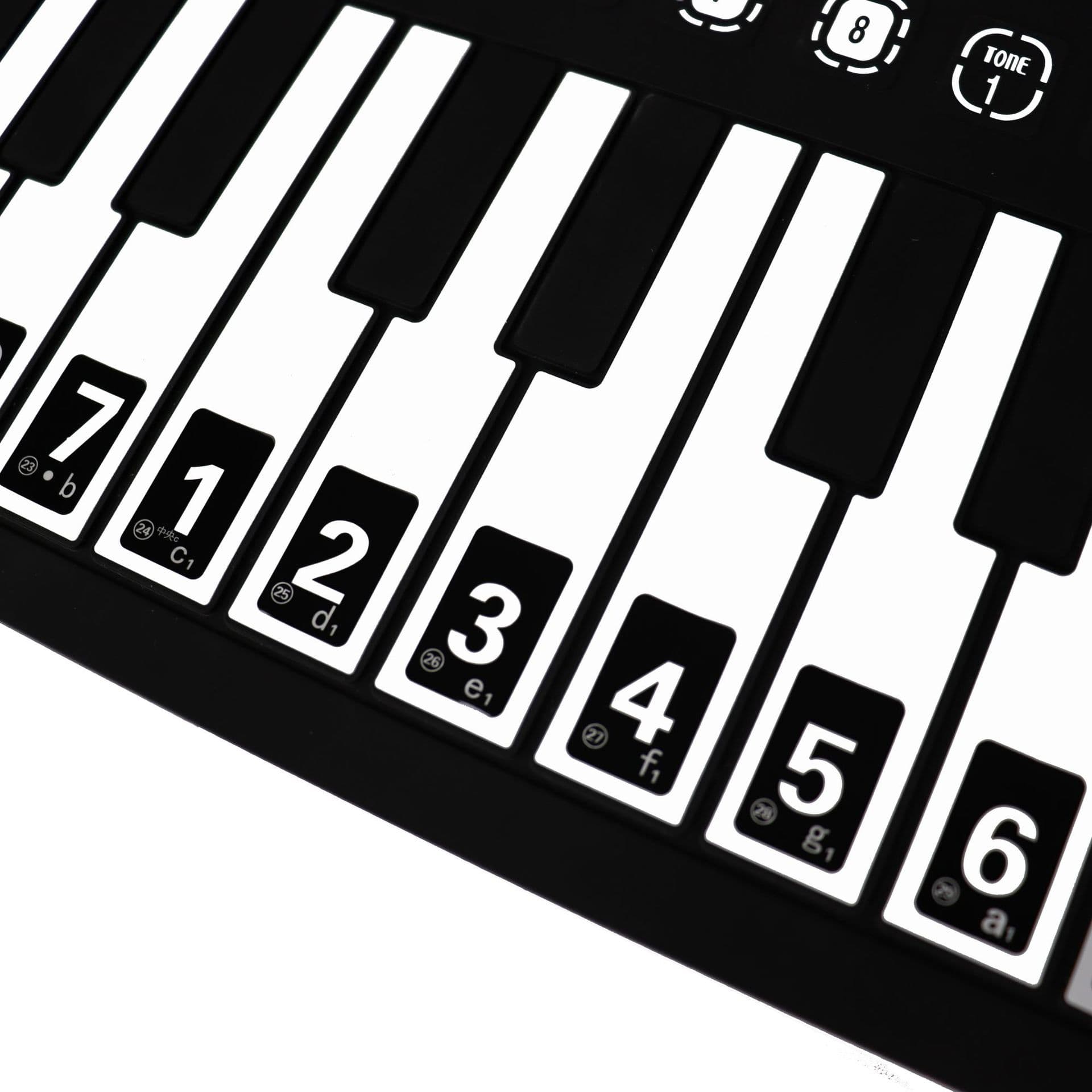 Universal black electronic piano, keyboard, sticker, 49 keys, 61 keys, 88 keys 3