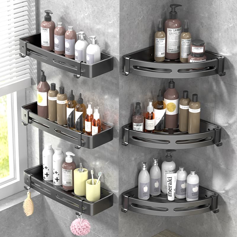 Donating the toilet triangle, wall -mounted bathroom bathroom toilet toilet toilet, washstand shower corner storage shelf