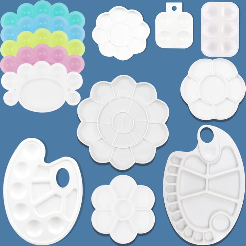(Wholesale), plastic round palette toning, factory direct supply