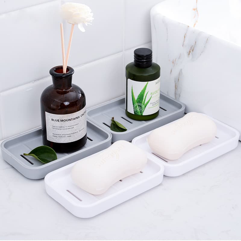 Japanese double-layer drying rack, plastic waterproof soap holder 2
