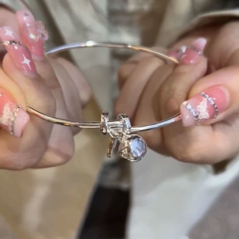 Sanrio, cute cartoon small bell, women's bracelet for students, Korean style 4