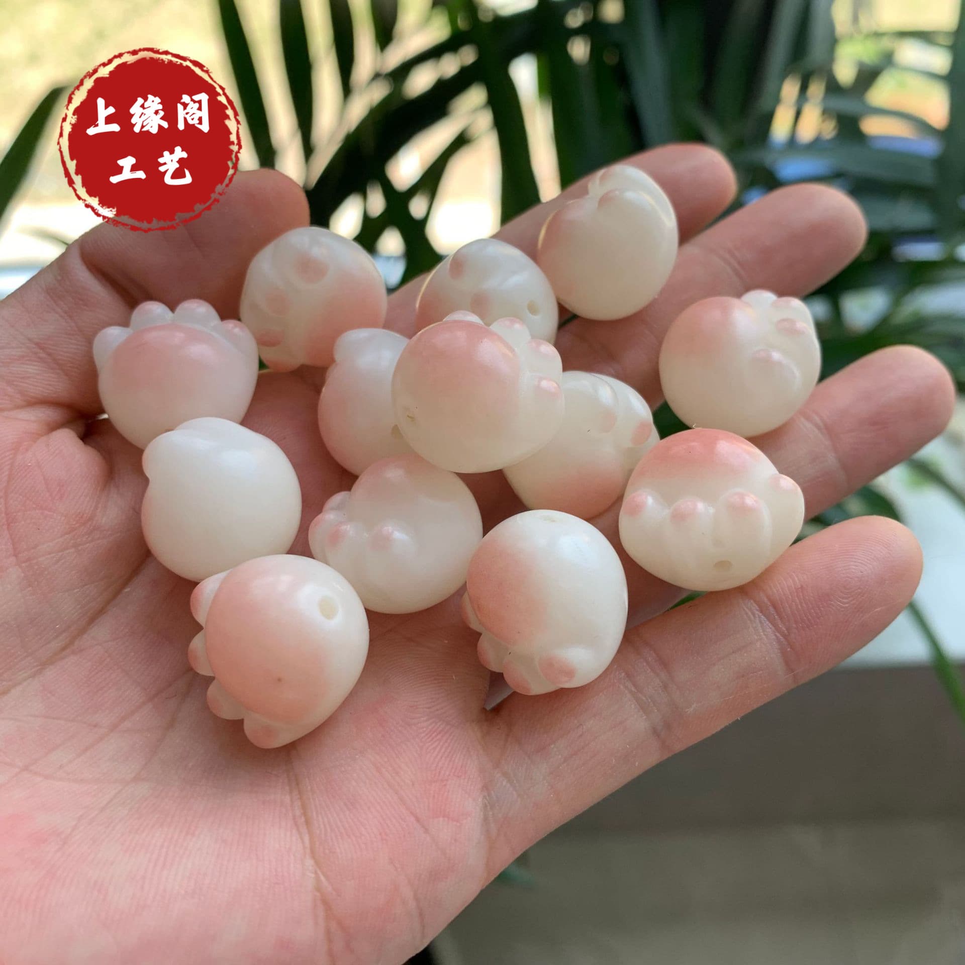 Natural Bodhicatta roast cat paw grilled cat paw carbon roasted cat paw Bodhi root carved cat paw 2