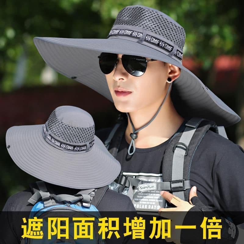 Foldable summer travel men's fresh cute sun hat outside climbing solar-powered 2