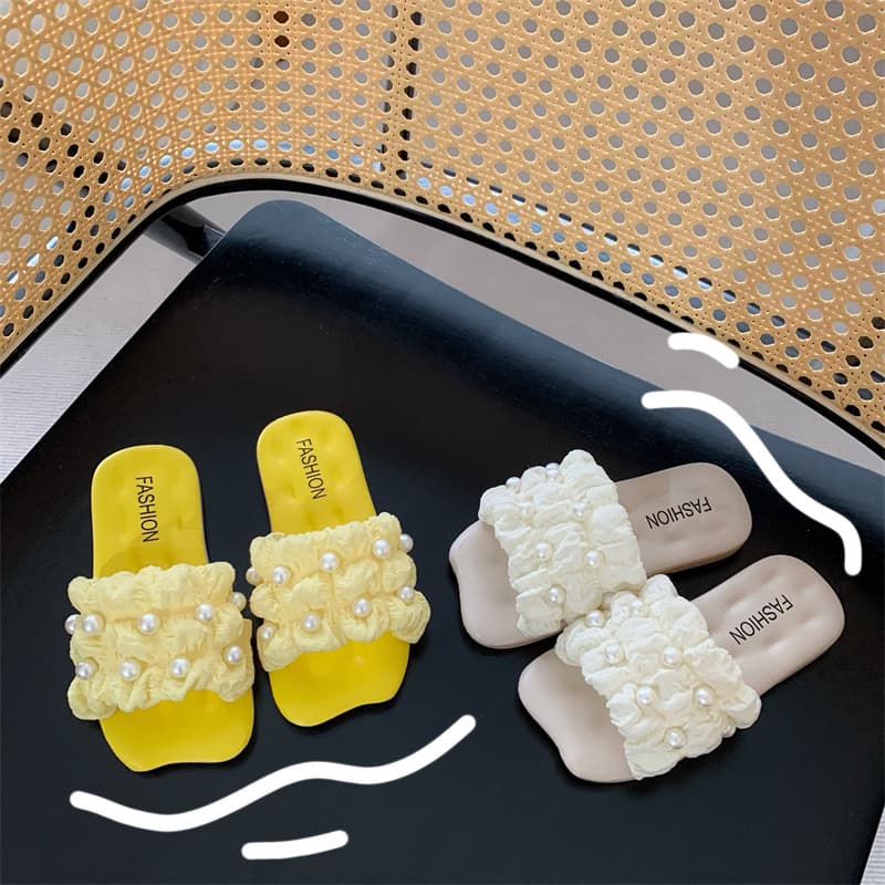 Children's romantic and delicate slippers, non-slip casual breathable skirt, mule, princess style, soft sole, suitable for outdoor wear 2