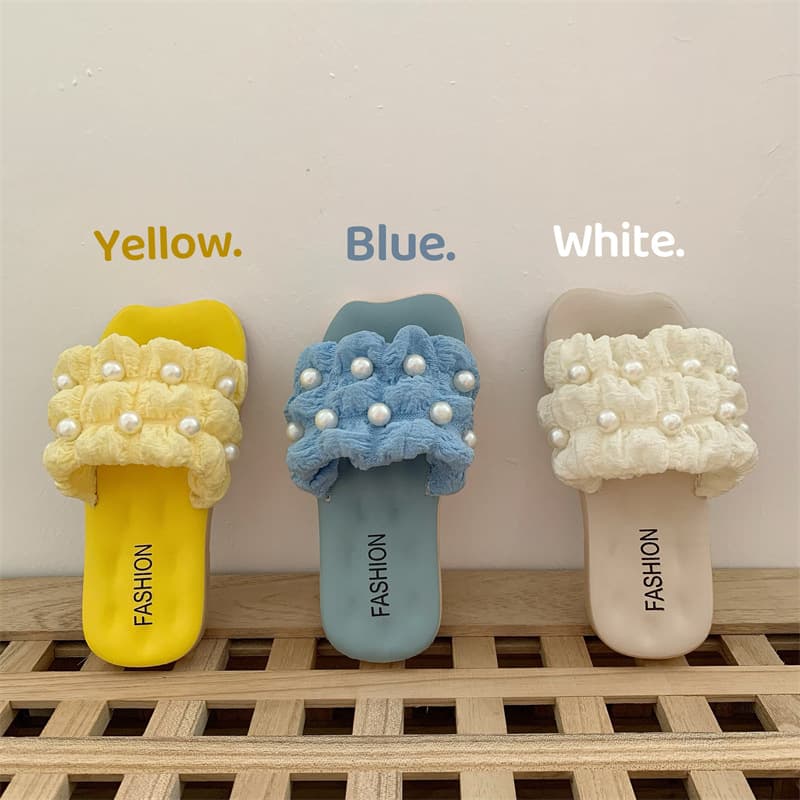 Children's romantic and delicate slippers, non-slip casual breathable skirt, mule, princess style, soft sole, suitable for outdoor wear 3