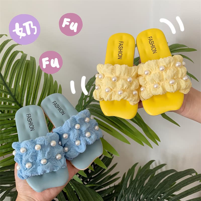 Children's romantic and delicate slippers, non-slip casual breathable skirt, mule, princess style, soft sole, suitable for outdoor wear 4