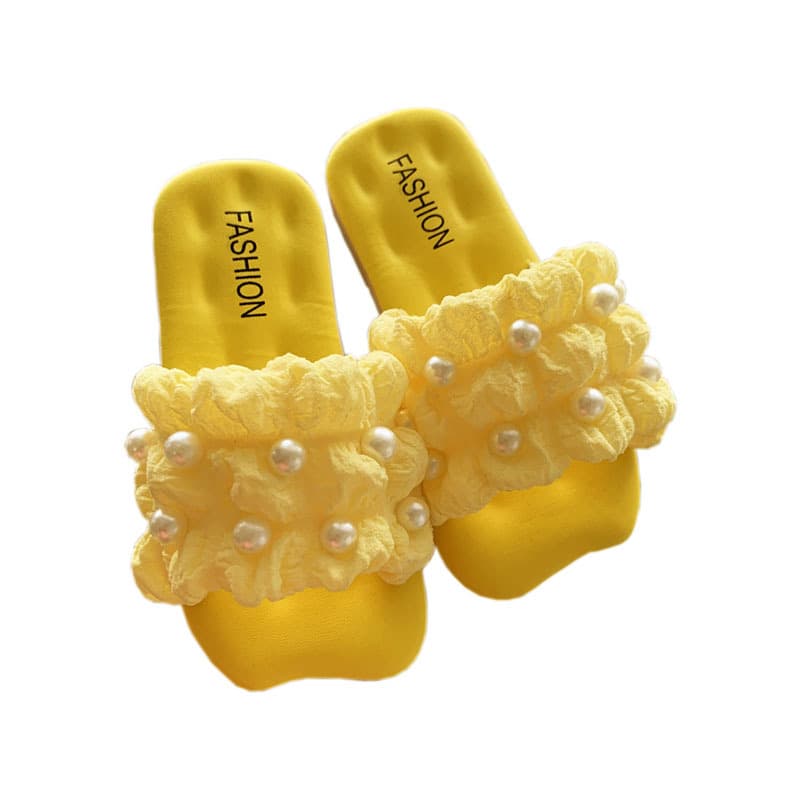 Children's romantic and delicate slippers, non-slip casual breathable skirt, mule, princess style, soft sole, suitable for outdoor wear 5