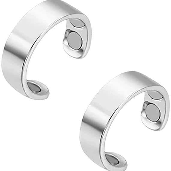 Magnetic golden ring with stone, Amazon, European style, pink gold 3