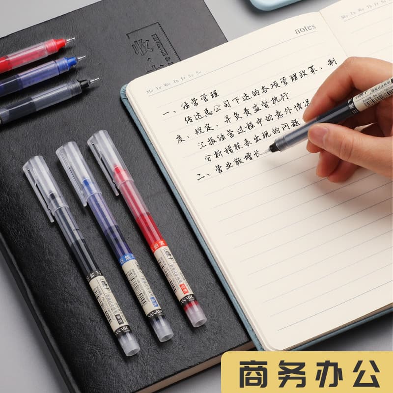 Rollerball black rollerball pen for students, 0.5mm 3