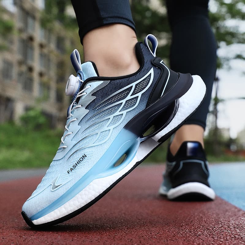 Summer breathable running sneakers with depreciation platform, Collection Year 2025, for running 4