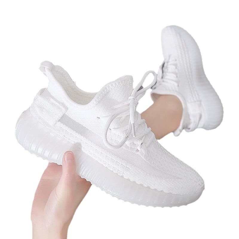 Summer comfortable footwear, lightweight casual breathable shoes, universal running sneakers, Collection Year 2024, made with flyknit technology, Korean style 5