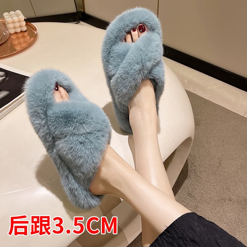 (Cross-border trading), (Wholesale), fashionable slippers flat, plus size, soft sole 2