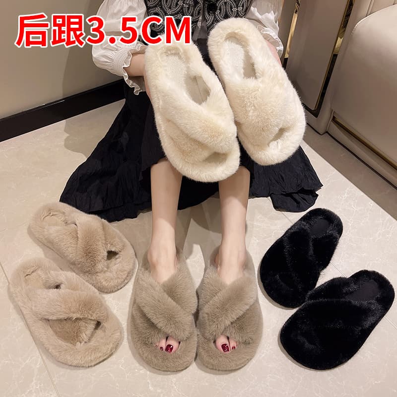 (Cross-border trading), (Wholesale), fashionable slippers flat, plus size, soft sole 3