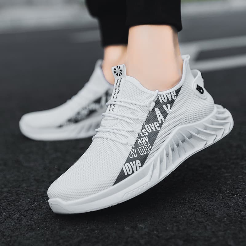 Sneakers for leisure, casual footwear, soft sole, for running 2