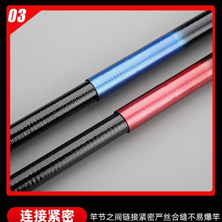 Factory produces glass reinforced reinforced rods Short -section Hand pole fishing gear accessories. 3