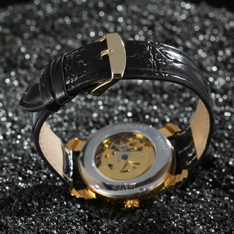 Fashionable trend mechanical skeleton, automatic men's watch 4