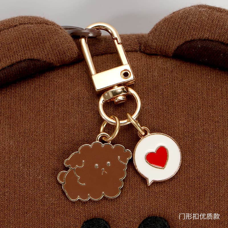 Factory spot wholesale zinc alloy hanging alloy plating dog buckle door buckle crab keychain luggage accessories 3