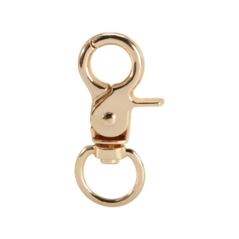 Factory spot wholesale zinc alloy hanging alloy plating dog buckle door buckle crab keychain luggage accessories 5