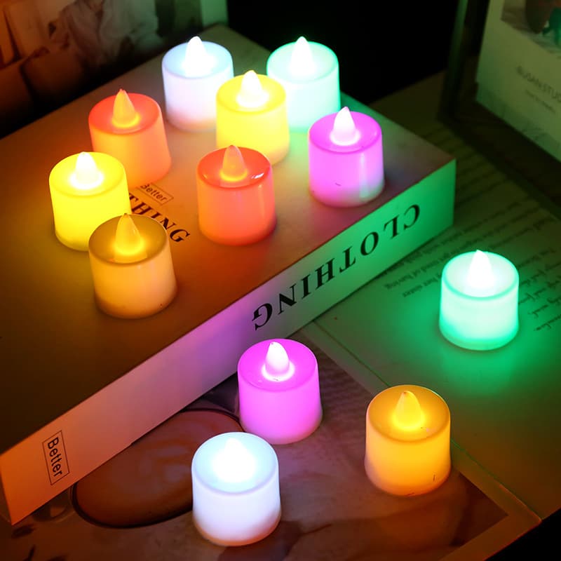 Electronic candle lights led candle lights creative wedding birthday wedding candles venue layout props electronic candles 4