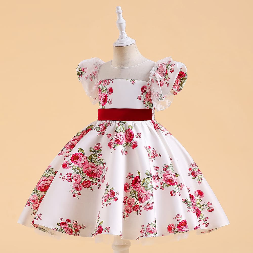 Children's evening dress with bow, Amazon 3