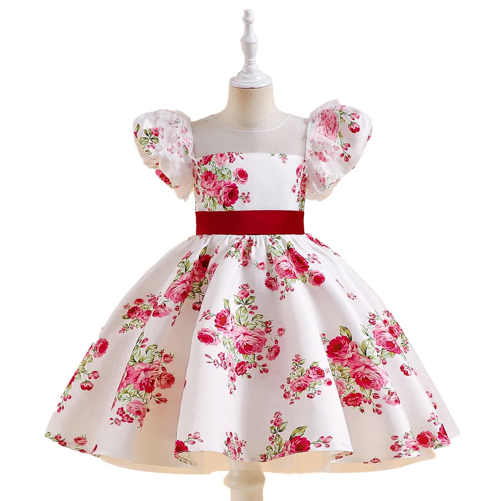 Children's evening dress with bow, Amazon 5